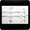 Wandhalterung, Tronje, 6-fach, TC746A+TS46A, (TC746A),...