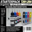 T2991 - T2994 Starterpack mit 4 Patronen + 60ml UltraChrome DS Sublimationstinte