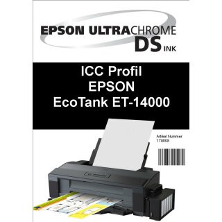 EcoTank ET-14000 ICC Profil für Ultra Chrome DS Sublimationstinte - CD Version