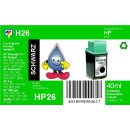 HP26 - TiDis Re-Use Druckerpatrone mit ca. 40ml Inhalt -...