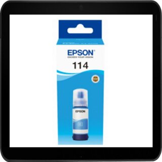 114 Cyan 70ml Epson Druckertinte - C13T07B240