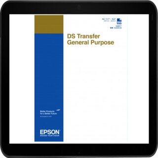 A3 Sublimationstransferpapier EPSON DS Transfer General Purpose (297x420mm) in 100 Blatt Packung - C13S400077