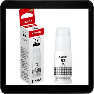 GI-53BK Canon Druckertinte 60ml Fotoschwarz für ca. 3.700 Seiten Druckleistung - 4699C001