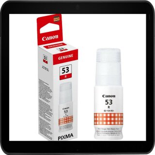 GI-53R Canon Druckertinte 60ml Rot für ca. 8.000 Seiten Druckleistung - 4717C001