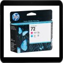 HP 72 magenta, cyan HP Druckkopf ca. 130ml