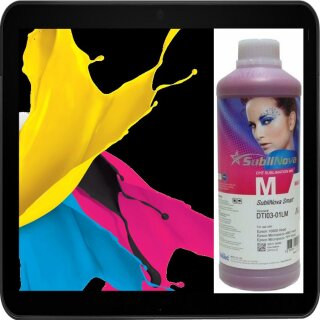 Sublinova Sublimationstinte | Hitzetransfertinte 100ml bis 1000ml Magenta in der von Ihnen gewählten Menge