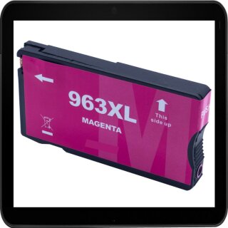 HP963XL - magenta - BestPrice Druckerpatrone mit 25ml Inhalt f.ca.1.600 Seiten Druckleistung - ersetzt 3JA28AE