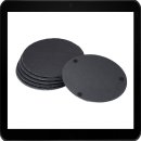 relaxdays Schieferplatten grau