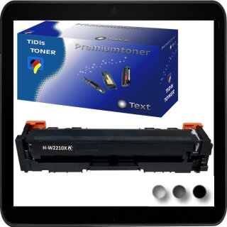 HP207X - TiDis Ersatzlasertoner Schwarz mit ca. 3.150 S. Druckleistung ersetzt W2210X