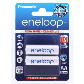 Panasonic eneloop Akku AA - 2er-Blister (BK-3MCCE/2BE)