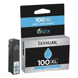 LEXMARK 100XL - cyan - Druckerpatrone 14N1069E 