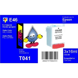 E46 - TiDis Ersatzpatrone - color- mit 40,5ml Inhalt ersetzt T041040