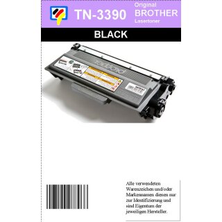 TN-3390 - schwarz - Brother Lasertoner mit 12.000 Seiten Druckleistung nach ISO