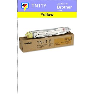 TN-11Y - yellow - Brother Lasertoner mit 6.000 Seiten Druckleistung nach ISO -VERSANDFREIE LIEFERUNG-