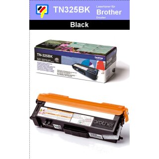 TN-325BK- schwarz - Brother Lasertoner mit 4.000 Seiten Druckleistung nach ISO -VERSANDFREIE LIEFERUNG-