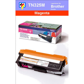 TN-325M - magenta - Brother Lasertoner mit 3.500 Seiten Druckleistung nach ISO -VERSANDFREIE LIEFERUNG-