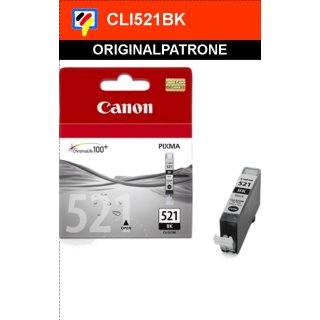 CLI521BK - Fotoschwarz - Canon Original Druckerpatrone mit 9ml Inhalt -2933B001-