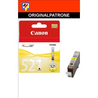 CLI521Y - yellow- Canon Original Druckerpatrone mit 9ml Inhalt -2936B001-