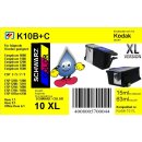 Kodak10B + C - schwarz & color - TiDis Ersatzpatronen...