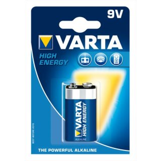 Original VARTA 9V Blockbatterie 4922 High Energy