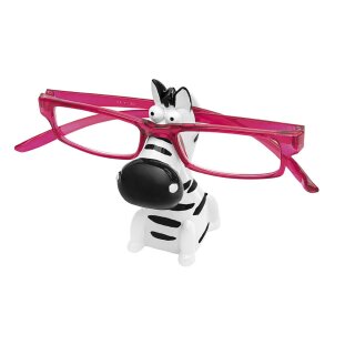 Brillenhalter Zebra