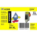 Kodak30BKXL - schwarz - TiDis Ersatzpatrone mit 20ml Inhalt 
