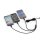 Kompatibles 3 in 1 Ladekabel Lightning/USB-C/Micro USB black
