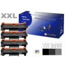 TN2420 4er Sparset Ersatztoner Black für Brother 4x...