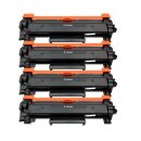 TN2420 4er Sparset Ersatztoner Black für Brother 4x 3.000 Seiten Druckleistung