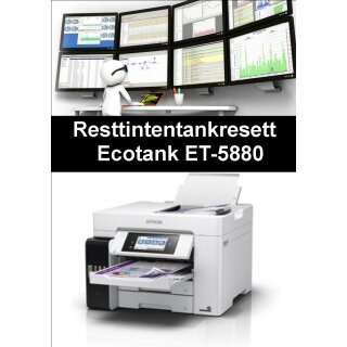 Ecotankdrucker ET-5880 Resttintentankresett