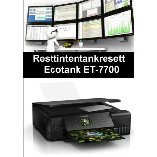 Ecotankdrucker ET-7700 Resttintentankresett