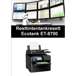 Ecotankdrucker ET-8700 Resttintentankresett