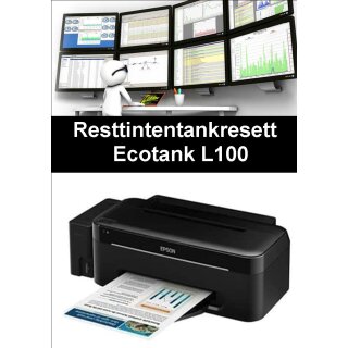 Ecotankdrucker L100 Resttintentankresett