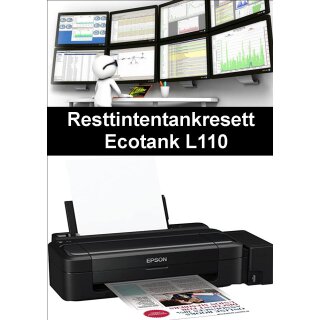 Ecotankdrucker L110 Resttintentankresett