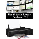 Ecotankdrucker L111 Resttintentankresett