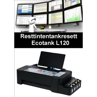 Ecotankdrucker L120 Resttintentankresett