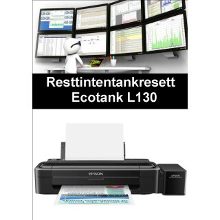 Ecotankdrucker L130 Resttintentankresett