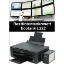 Ecotankdrucker L222 Resttintentankresett