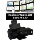 Ecotankdrucker L301 Resttintentankresett
