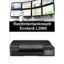 Ecotankdrucker L3060 Resttintentankresett