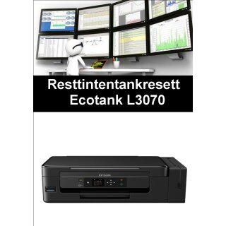 Ecotankdrucker L3070 Resttintentankresett