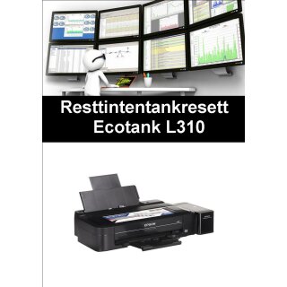 Ecotankdrucker L310 Resttintentankresett