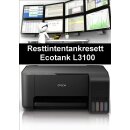 Ecotankdrucker L3100 Resttintentankresett