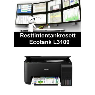 Ecotankdrucker L3109 Resttintentankresett