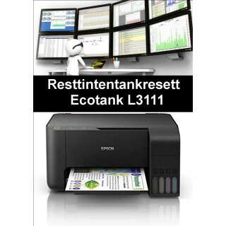 Ecotankdrucker L3111 Resttintentankresett