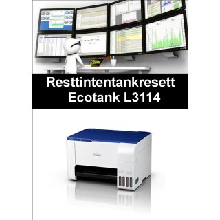 Ecotankdrucker L3114 Resttintentankresett