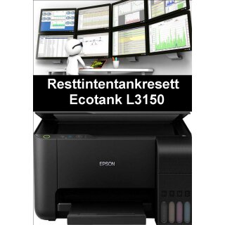 Ecotankdrucker L3150 Resttintentankresett