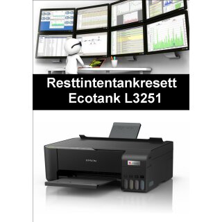 Ecotankdrucker L3251 Resttintentankresett