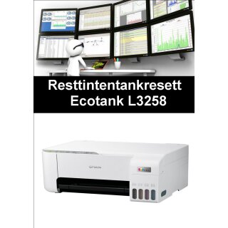 Ecotankdrucker L3258 Resttintentankresett