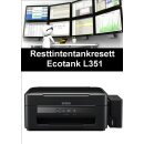 Ecotankdrucker L351 Resttintentankresett